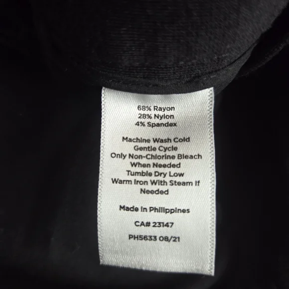 Talbots Black Straight-Leg Trousers - Picture 6 of 7